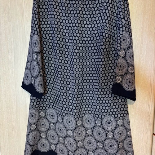 Dress used size M 38 10 white and blue