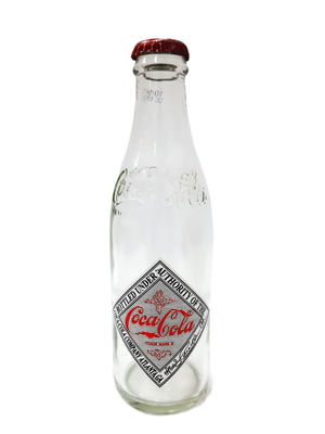 Coca-Cola Glass Bottle 2012 Limited Edition like new, 19 cm