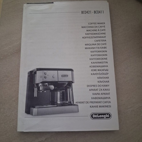 De'Longhi Coffee Maker like new, espresso and filter machine