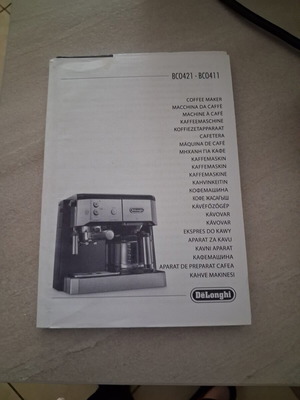 De'Longhi Coffee Maker like new, espresso and filter machine