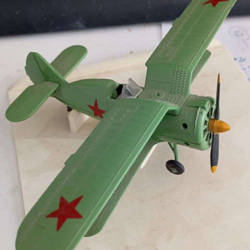 Polikarpov I-153 "Chaika" metal airplane model 1:72 scale used
