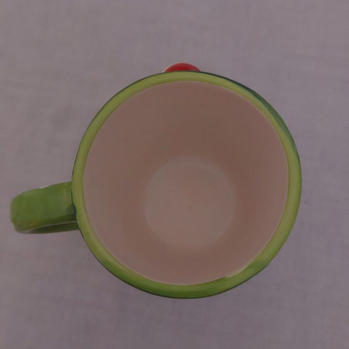Faience mug used with Christmas details