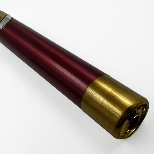 Ronson Varaflame Comet lighter vintage used burgundy