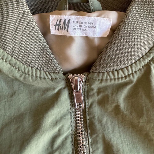 H&M Kids Light Jacket Like New, Green, 128 cm