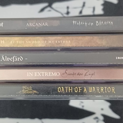 Metal CD pack of 5 used
