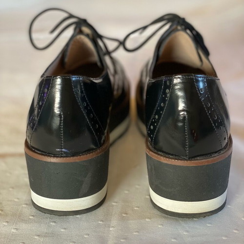 Tsakiris Mallas leather Oxford shoes like new, size 38, black