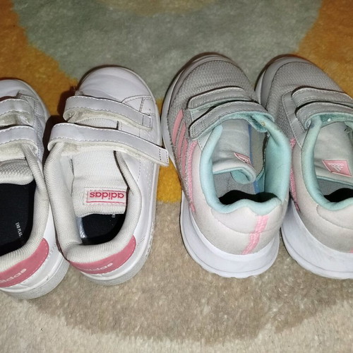 Adidas kids sports shoes like new, 2 pairs for girls