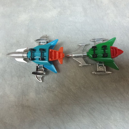 Collectible fighter plane toys pack of 2 from 1980s used