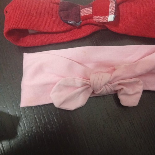 Set of 7 baby headbands, various designs, Mayoral and Orchestra