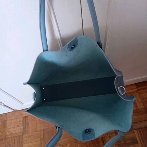 Doca shoulder bag large blue used