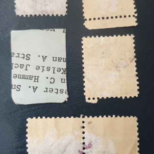 1959 US postage due stamps used, set of 6