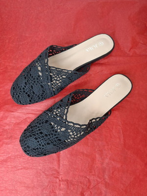 Flat mules Joia black size 41 new