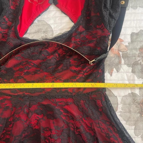 Junona asymmetrical dress size M viscose lace like new