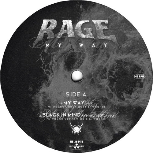 Rage My Way vinyl record used, metal