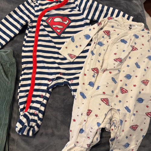 Baby clothes used, set of 4 pieces for 2–6 months boy