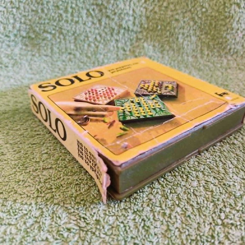 Vintage "Δούρειος" Solo board game used, collectible from 1980s