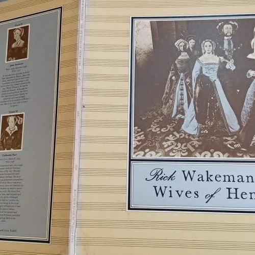Rick Wakeman The Six Wives Of Henry VIII LP used, prog rock