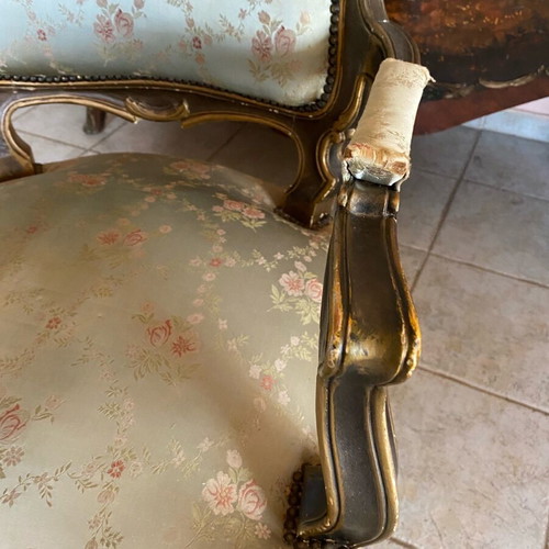 Interwar armchairs used, set of 2, Paris style