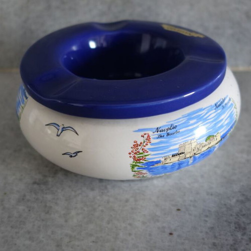 Ceramic ashtray from Nafplio like new