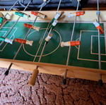 Wooden Foosball Table used