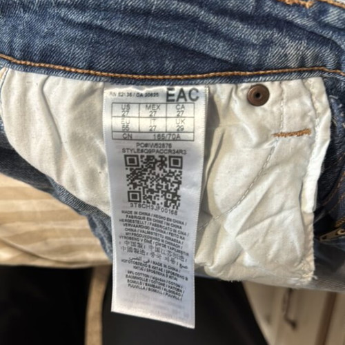 Guess jeans size US 27 used, blue