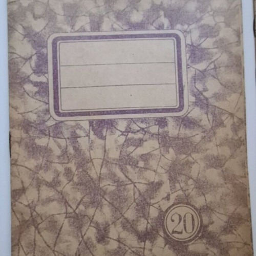 Three vintage notebooks 1930-1940 used