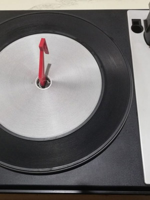 Philips turntable used, 1960s with transparent cover