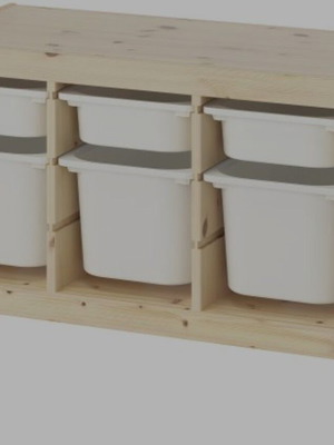Storage unit with boxes like new, 93x44x52 cm