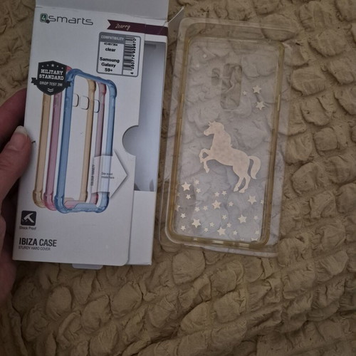 Transparent Samsung Galaxy S9 Plus case with unicorn design new