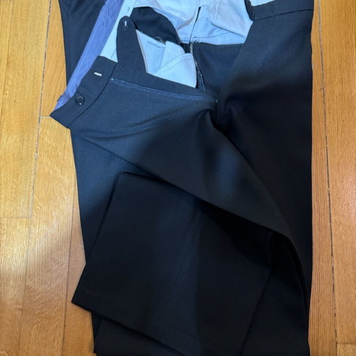 Cool wool black fabric pants No62 like new