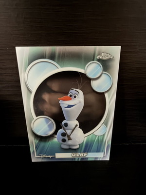 2026 Topps Disney Chrome Olaf #170 Frozen sticker used