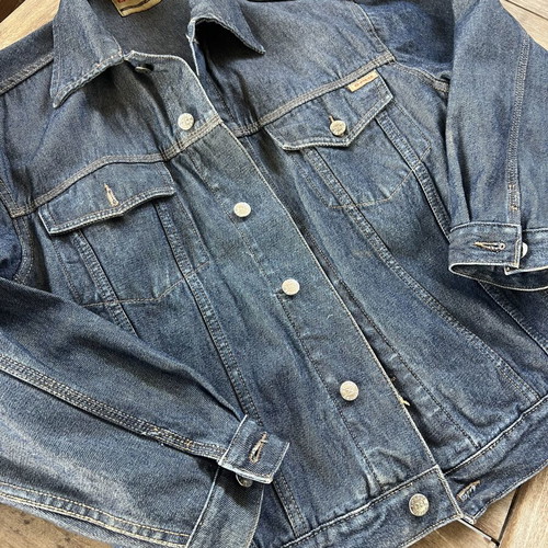 Denim jacket men's size M like new, blue