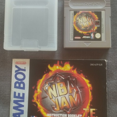 Nintendo Game Boy NBA JAM Tournament Edition game with case and English manual