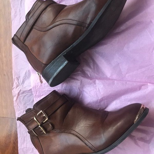 Peacocks women's boots used brown size 40