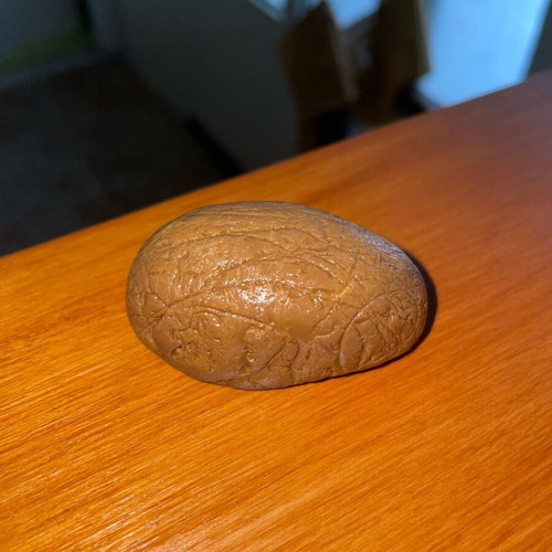 Potato-shaped stone new, possibly basalt