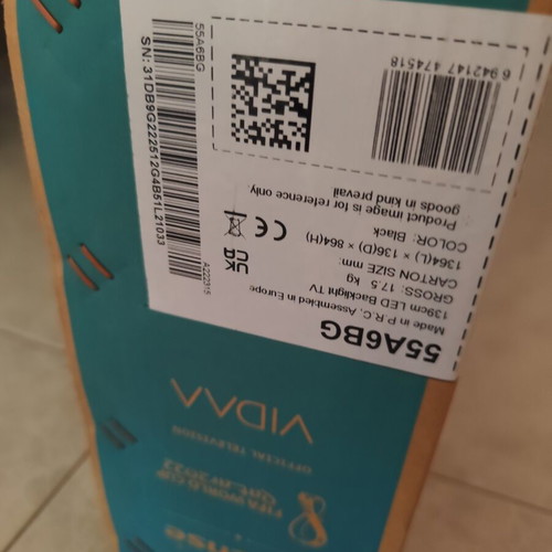 Hisense TV brand new, unopened