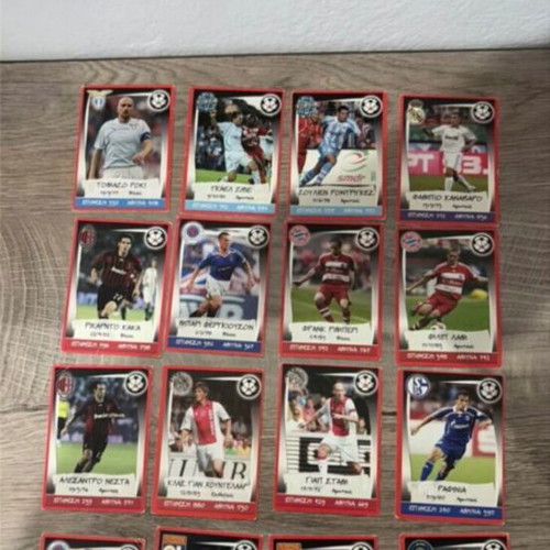 Europe Champions 2007-2008 Cards used, pack of 10