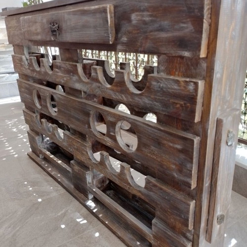 Wooden Wine Rack solid pine handmade, new, vintage style