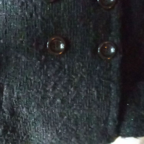 Zara women's winter jacket like new, black boucle wool