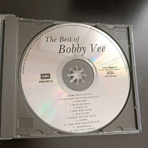 The Best of Bobby Vee CD like new, Minos-EMI collector's edition