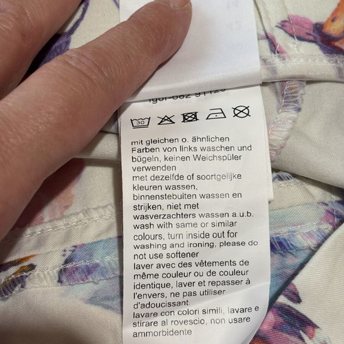 Stehmann floral pants like new, size L 40 12, multicolor