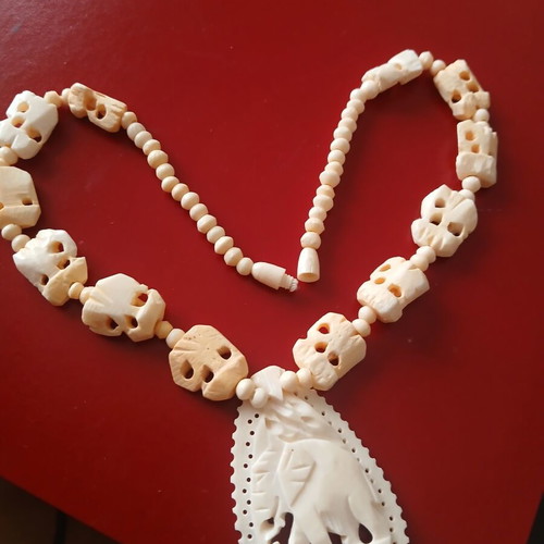 Necklace from camel bone, 40 cm, like new