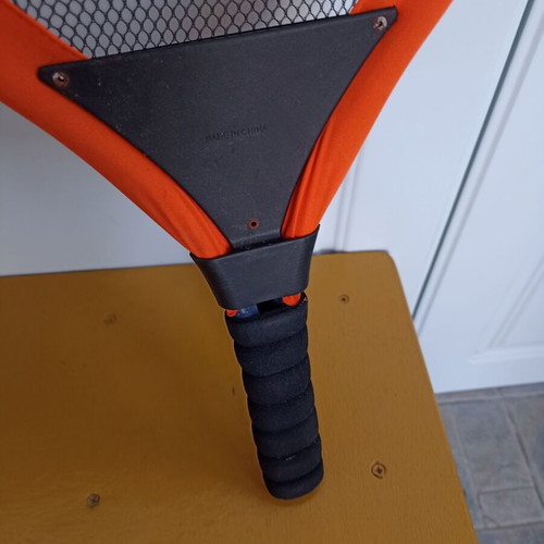Badminton rackets pair like new, lightweight with foam handles