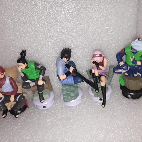 Naruto Shippuden anime figure set of 6, like new