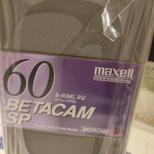 Maxell 60 Min B-60ML BQ Digital SP Betacam Video Cassette 5 Pack new sealed