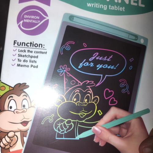10" LCD panel kids sketch tablet