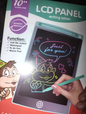 10" LCD panel kids sketch tablet