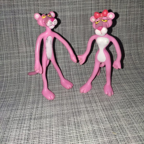 Pink Panther 2 figures used, male and female pink panther