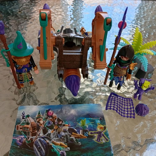 Playmobil Novelmore Monster Hunter Chariot 70748 like new