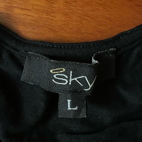 Sky jewel blouse large like new, black